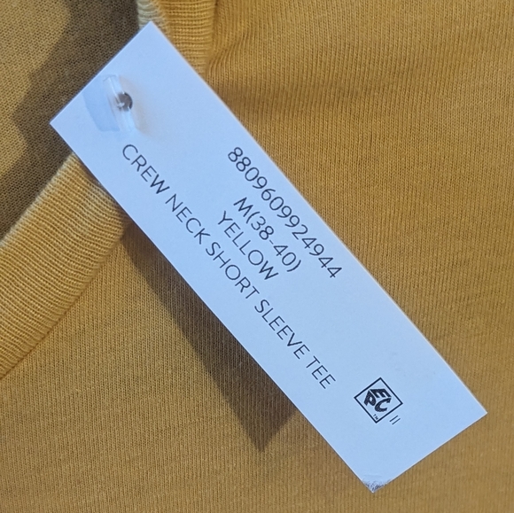 NWT Boho Western Cross Yellow Tee - Picture 7 of 14